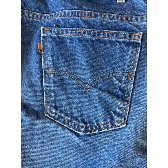 Vintage Levis 517 Orange Tab Jeans Mens 40x34 Made in USA Medium Wash Bootcut - Picture 10 of 14